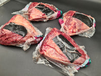 Raw grass-fed and finished Angus rump cap (picanha) from Southern Ranges with thick fat cap