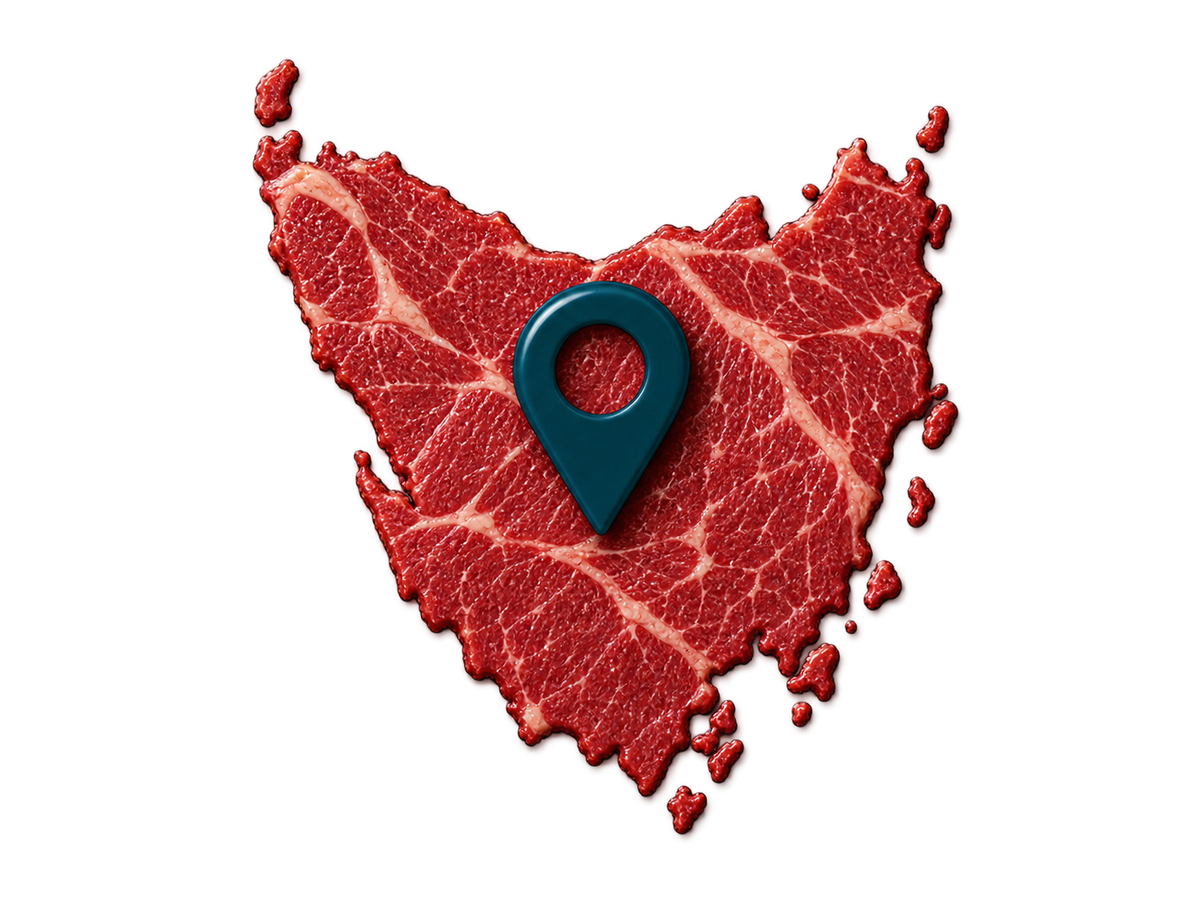Cost Cut Meats delivery areas across Tasmania